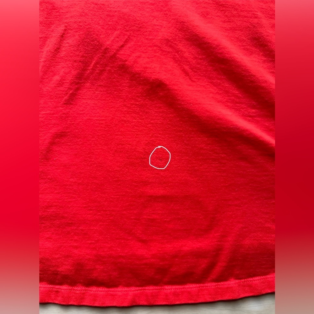 Patagonia Margot A-Line Dress Organic Cotton Blend Peach Orange Red Colorblock - Picture 10 of 10